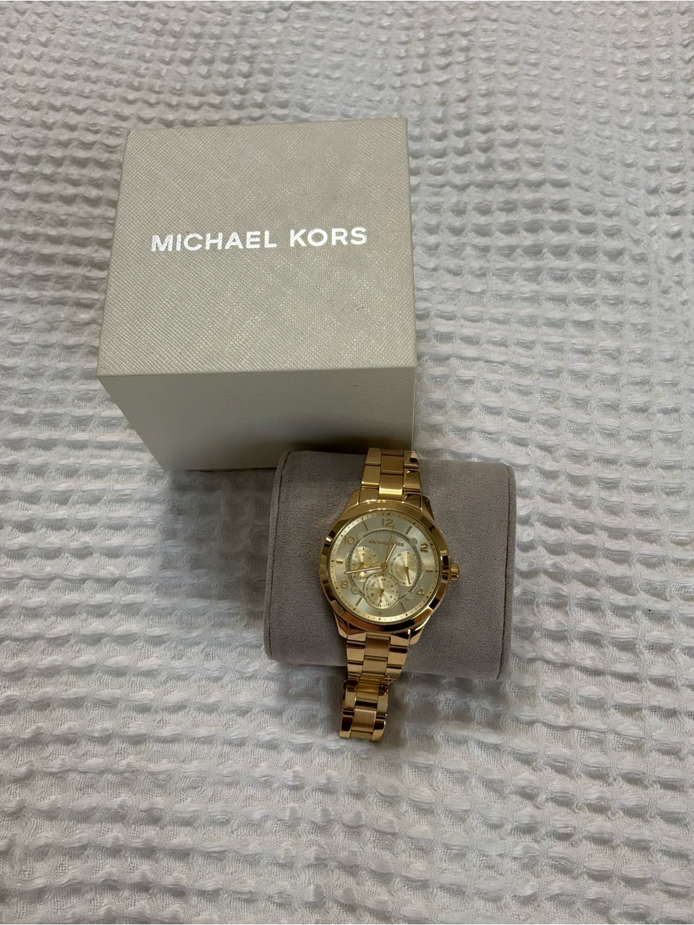 Michael Kors Gold Stainless Steel Bracelet Watch